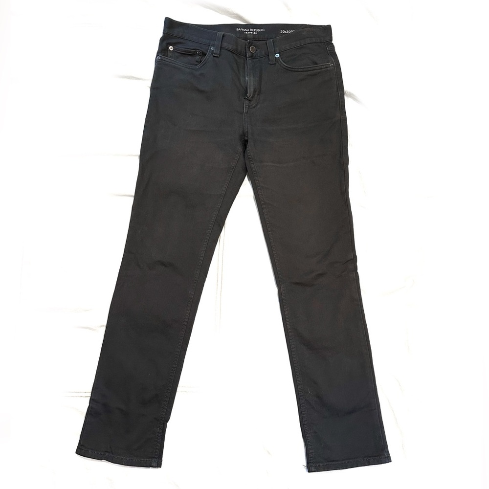 Men’s Banana Republic Denim Slim Fit Jeans 30x30 Charcoal Grey